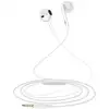 Image de Écouteurs Jack 3,5mm Intra 1,2m Musique et Appels Mains Libres Blanc - Neuf