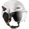 Image de Casque vélo Casr LED avec Visière Glow Ivoire Brillant M - Neuf