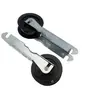 Image de Lot De 2 Galets Poulies Tendeurs Et Supports D'Origine (06017597, 40004610) Sèche-linge Candy Edessa, Fagor, Fagpr, Hoover, Kelvinator, Maytag, Ostein, Otsein, Vestel, Zerowatt