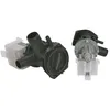 Image de Pompe De Vidange Compatible Avec Bosch 00144487 Avec Tete De Pompe Et Tamis Pour Machine A Laver Et Seche-linge