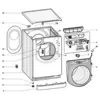 Image de Hublot Complet Aqxgd169heu Rep4 Pour Lave Linge Ariston -...