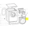 Image de Hublot Complet Aqxgd149s(ex) Pour Lave Linge Ariston -...