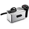 Image de Kitchencook - Friteuse 3l Inox Semi Pro - 2100w - Couvercle Avec Fenêtre - Rangement Compact - Pieds Antidérapants - Neuf