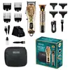 Image de Kit 2 Tondeuses Sans Fil Cheveux Et Barbe Avec écran Led, 7 Sabots Et Trousse De Voyage - Twinbarber Becker - Neuf
