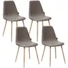 Image de Atmosphera - Lot De 4 - Chaise Design Scandinave Roka
