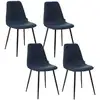 Image de Atmosphera - Lot De 4 - Chaise Nokas - Pied En Métal