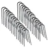 Image de Idmarket   Lot De 30 Agrafes En U Pour Toile De Paillage 10 Cm   Fixation Robuste Pour Bâches   Résistantes Aux Intempéries   Pour Jardinage Professionnel