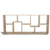 Image de Idmarket - Tagère À Double Position Tania Bois Imitation Hêtre L 161 Cm