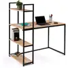 Image de Idmarket - Bureau Bibliothèque Detroit - Design Industriel - Naturel