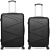 Image de WAVE PARIS - Lot de 2 - Valise grand format et valise weekend AMAZONE
