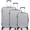 Image de HERO - Lot de 3 - Valise grand format, valise weekend et valise cabine CARPATES