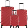 Image de WAVE PARIS - Lot de 3 - Valise Grand format, valise weekend et valise cabine XXS DANUBE