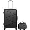 Image de WAVE PARIS - Lot de 2 - Valise weekend et vanity AMAZONE