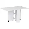 Image de Homcom - Table De Cuisine Salle A Manger Pliable Amovible Tres Pratique En Panneaux De Particules