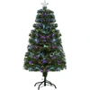 Image de Homcom   Sapin De Noël Artificiel Lumineux Led 120 Cm   130 Branches Multicolores   Support Métal   Éclairage Ambiance Festive