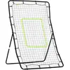 Image de HOMCOM Filet de rebond de football 90L x 80l x 140H cm cible et sardines de fixation fournies noir vert