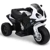 Image de HOMCOM Moto électrique enfants sous licence BMW S1000 RR, 3 roues, 6V et 2,5 Km/h, voiture électrique enfants avec effets lumineux et sonores, moto enfant, charge max. 20 kg, noir