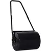Image de Outsunny - Rouleau À Gazon Jardin En Acier Avec Poignée Dim. 50l X 32l X 108h Cm Lestage Max. 30 L Noir