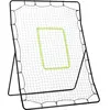 Image de HOMCOM Filet de rebond de football 123L x 90l x 174H cm cible et sardines de fixation fournies noir vert
