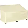 Image de Outsunny Housse de canapé exterieur étanche, housse de banc de jardin 600D tissu oxford, bache de canapé extérieur pour balcon, terrasse, 140 x 84 x 56/94 cm, beige