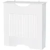 Image de Cache-radiateur Design Panneau 78 X 19 X 82 Cm Mdf Blanc