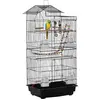 Image de PawHut Cage à oiseaux 46 x 36 x 100 cm 4 mangeoires 3 perchoirs cage pour perruche calopsitte conure pinson canaris