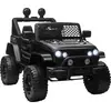 Image de HOMCOM Voiture électrique 4x4 pour enfants 12V avec télécommande phares et klaxon - 3-6 ans - noir