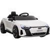 Image de HOMCOM Voiture électrique enfant 12 V - véhicule électrique avec télécommande parentale fournie - V. Max. 5 Km/h - effets sonores, lumineux - Audi RS E-tron GT blanc