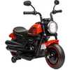 Image de HOMCOM Moto électrique pour enfants, 3 km/h, 6V, avec phare LED, charge max. 25 kg, voiture électrique pour enfants, 2 roues d'entraînement, de 18 à 36 mois, avec moteur puissant, rouge