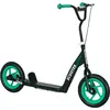 Image de AIYAPLAY Trottinette enfant patinette scooter enfant de 6 à 12 ans grandes roues Ø30 cm hauteur réglable frein arrière béquille vert