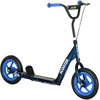 Image de AIYAPLAY Trottinette enfant patinette scooter enfant de 6 à 12 ans grandes roues Ø30 cm hauteur réglable frein arrière béquille bleu