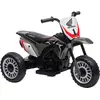 Image de HOMCOM Moto cross électrique pour enfant, licence Honda CRF450RL, moto électrique enfants avec effets sonores, 3 roues, vitesse 3 km/h, batterie 6V, pour 18-36 mois, gris