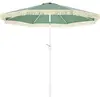Image de Outsunny Parasol de jardin parasol extrieur inclinable franges avec manivelle 8 baleines dim. ? 2,65 x 2,45 H m vert