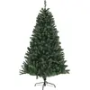 Image de HOMCOM Sapin de Noël artificiel 180 cm arbre de Noël avec support en acier, 1 000 branches ignifuges décoration de Noël effet réaliste, vert