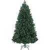 Image de HOMCOM Sapin de Noël Artificiel 180 cm Arbre de Noël avec support en acier pliable, 1061 branches épines, décoration de Noël effet réaliste, vert
