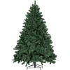 Image de HOMCOM Sapin de Noël Artificiel 210 cm Arbre de Noël avec support en acier pliable, 1674 branches épines, décoration de Noël effet réaliste, vert