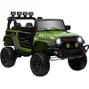 Image de AIYAPLAY Voiture électrique enfant UTV, buggy électrique enfant, télécommande 2.4Ghz, 2 moteurs 12 V, 3 vitesses, 4x4 électrique enfant, musique, klaxon, lumières LED, vert