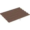 Image de Outsunny Toile de toit pour pergola tonnelle rétractable de 4 x 3 m - toile uniquement 350 x 260 cm café