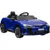 Image de HOMCOM Voiture électrique enfant 12 V - véhicule électrique avec télécommande parentale fournie - V. Max. 5 Km/h - effets sonores, lumineux - Audi RS E-tron GT bleu foncé