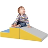 Image de Parcours Motricité Bébé - Homcom - Modulable 2 Briques Géantes En Mousse - 50 X 50 X 25 Cm - Multicolore