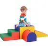 Image de Module Motricité Bébé - Homcom - 4pcs - En Mousse Epe - Pour Enfants D'ge Préscolaire - Multicolore