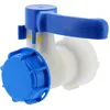 Image de Gt Market   Vanne Papillon 2 Pouces (56 Mm) Pour Cuve À Eau   Pehd Résistant   Clapet De Fermeture   Compatible Avec Sortie S60x6