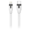 Image de Tab Cable Plat Type C/Lightning Mfi 1M 3A Blanc - Neuf