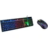 Image de AKUMA   Pack Gaming Sentai C02 Clavier + Souris Filaire Rétroéclairé, AZERTY Français, 3600 DPI   Pack pour PC PS4 PS5   Noir   Plug & Play - Neuf