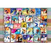 Image de Grafika Puzzle Ski Stamp Posters - 1000 pièces puzzle d'hiver