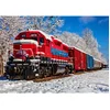 Image de BLUEBIRD Puzzle Train en hiver 1500 pièces