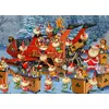 Image de Puzzle Bluebird Prêt pour la Saison de Livraison de Noël   12 pièces (Enfants)