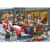 Image de Casse-tête Bluebird Casse-tête Chiens en camion - 1000 Teile Puzzlespaß
