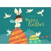 Image de Casse-tête Bluebird Puzzle Happy Easter - 12 Teile Kinderpuzzle