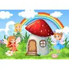 Image de Bluebird Puzzle Kinderpuzzle Les Fées et la Maison Champignon - 48 Teile
